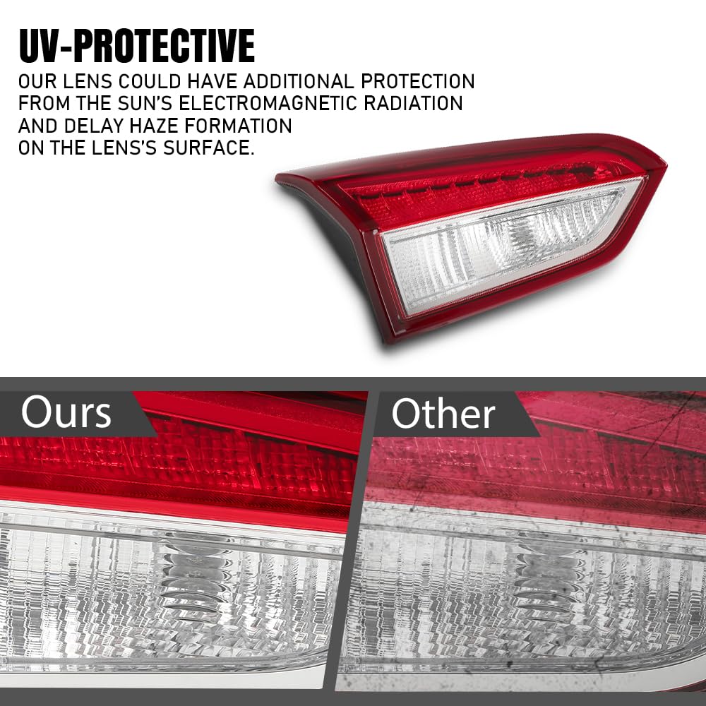 G-PLUS LED Inner Tail Light Driver Left Side Rear Lamp Compatible with Buick Envision 2019-2020 Red