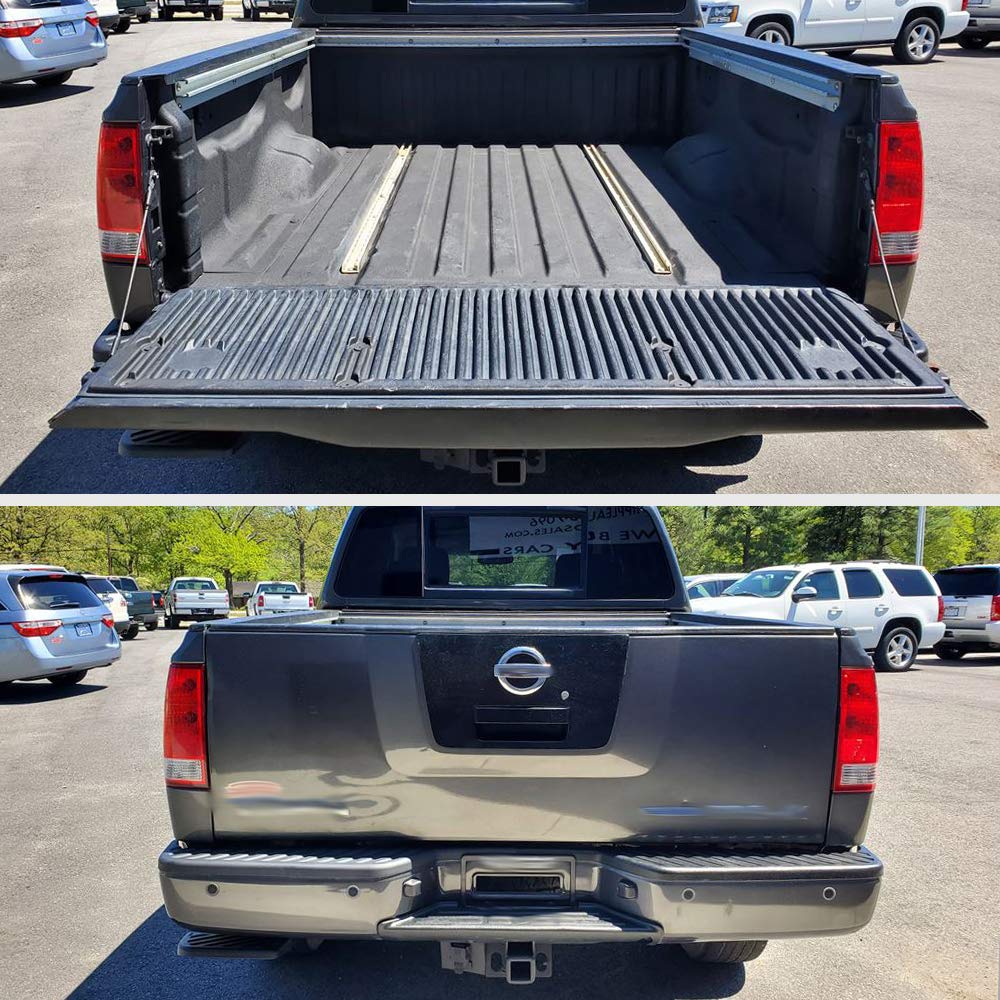 G-PLUS Tailgate Cover Cap Top Protector Compatible with 2004 2005 2006 2007 2008 2009 2010 2011 2012 Nissan Titan Pickup Trim Molding ABS Plastic 63.66" Length