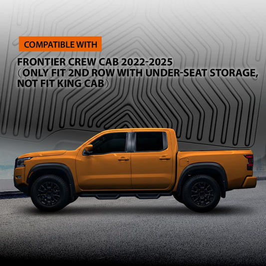 G-PLUS Floor Mats Fit Nissan Frontier Crew Cab 2022-2025(Not Fit King Cab)