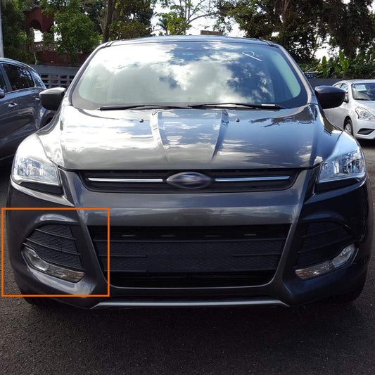 G-PLUS Front Lower Bumper Grill Cover Grille Insert Black Compatible with 2013-2016 Ford Escape S Sport Utility 4-DOOR Right Passenger Side FO1039124 CJ5Z-17E810-AA (American Version)