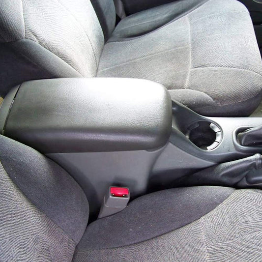 G-PLUS Leather Center Console Lid Armrest Assembly for Chevy Trailblazer GMC Envoy 2006-2009 Gray Front View
