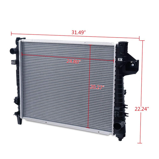 Replacement for Dodge Ram 1500 2500 3500 2004 2005 2006 2007 2008 2009 CU2813 Aluminum Cooling Radiator