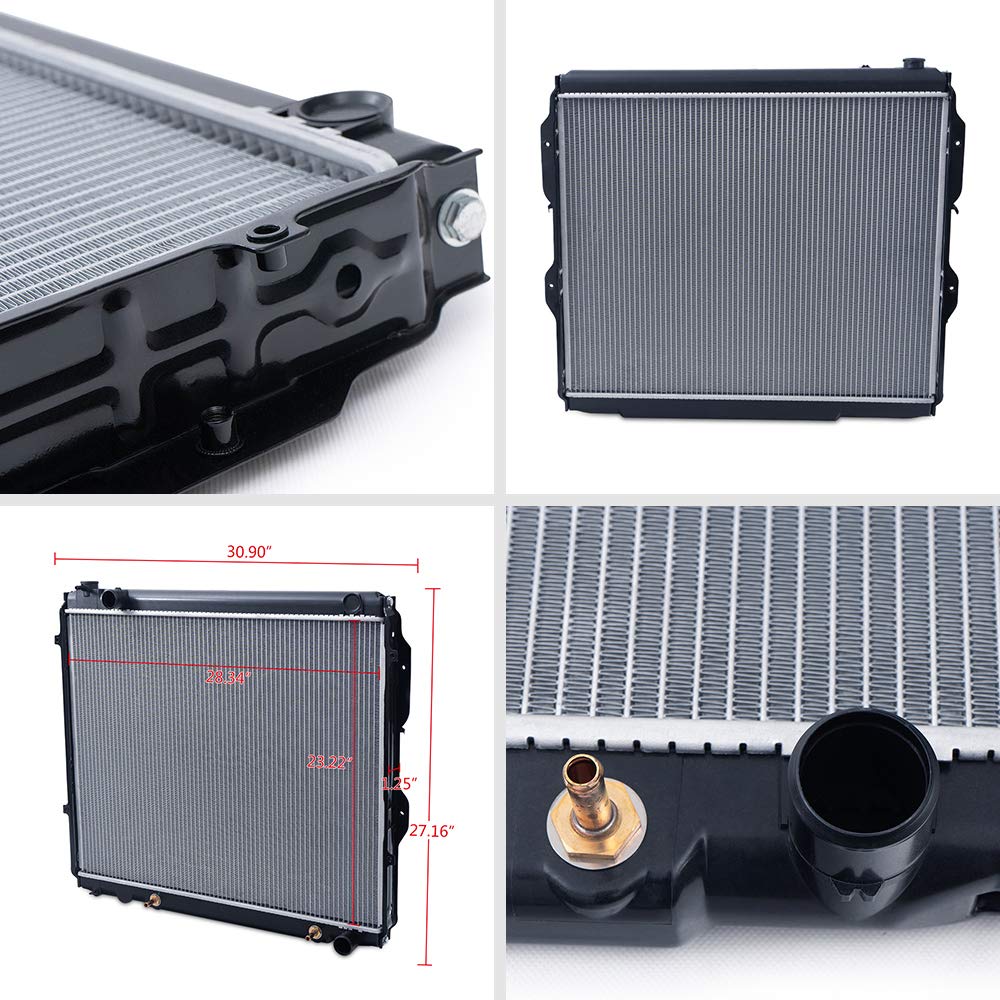 Aluminum Radiator Replacement For Toyota Tundra Base 2005-2006 / Compatible For Toyota Tundra Limited SR5 2000-2006 4.7L V8