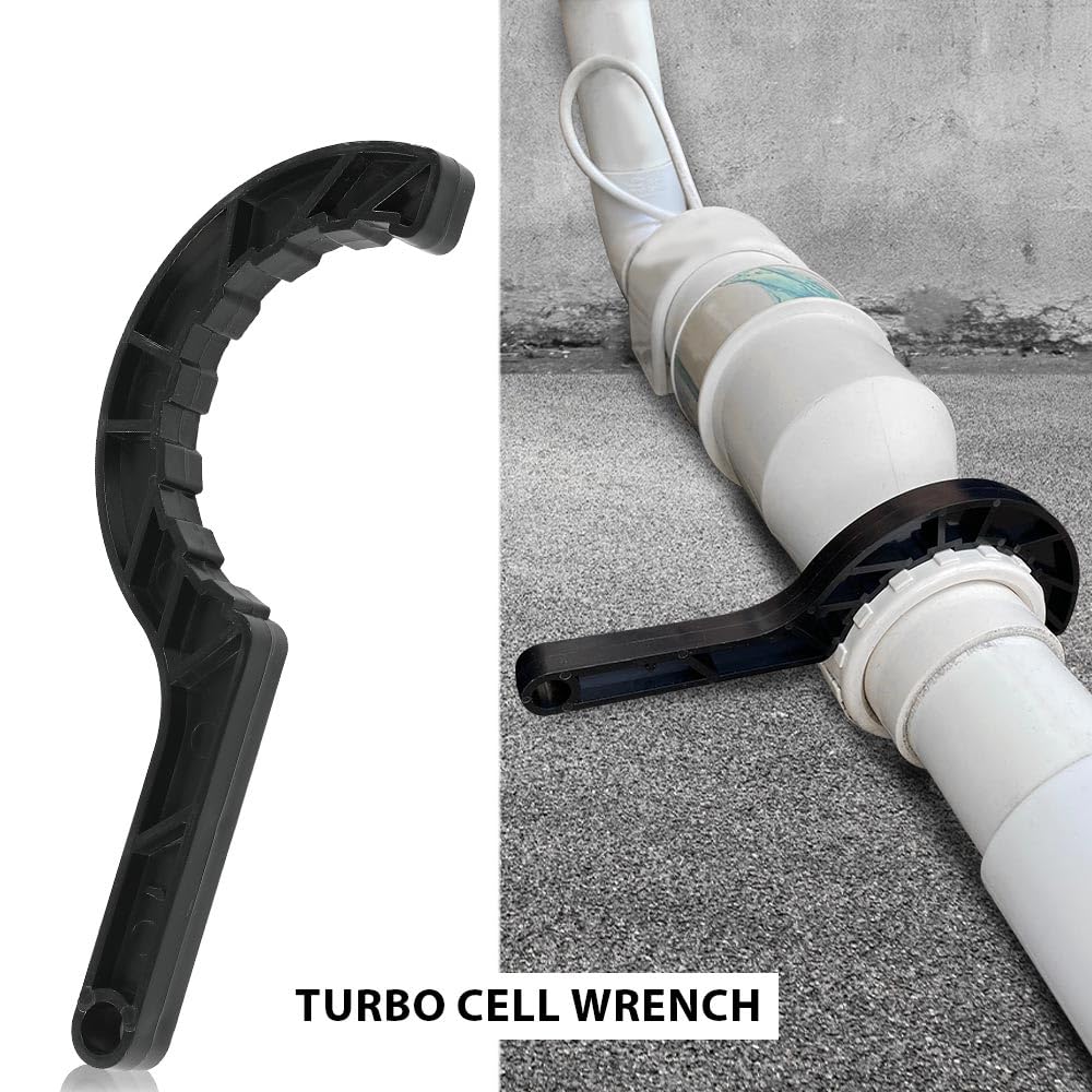 G-PLUS Pool Salt Cell Wrench Compatible with Hayward Turbo Cell/Fit for Hayward Glx-Cell 2″ Union 15 Pads Upgraded Plastic Wrench