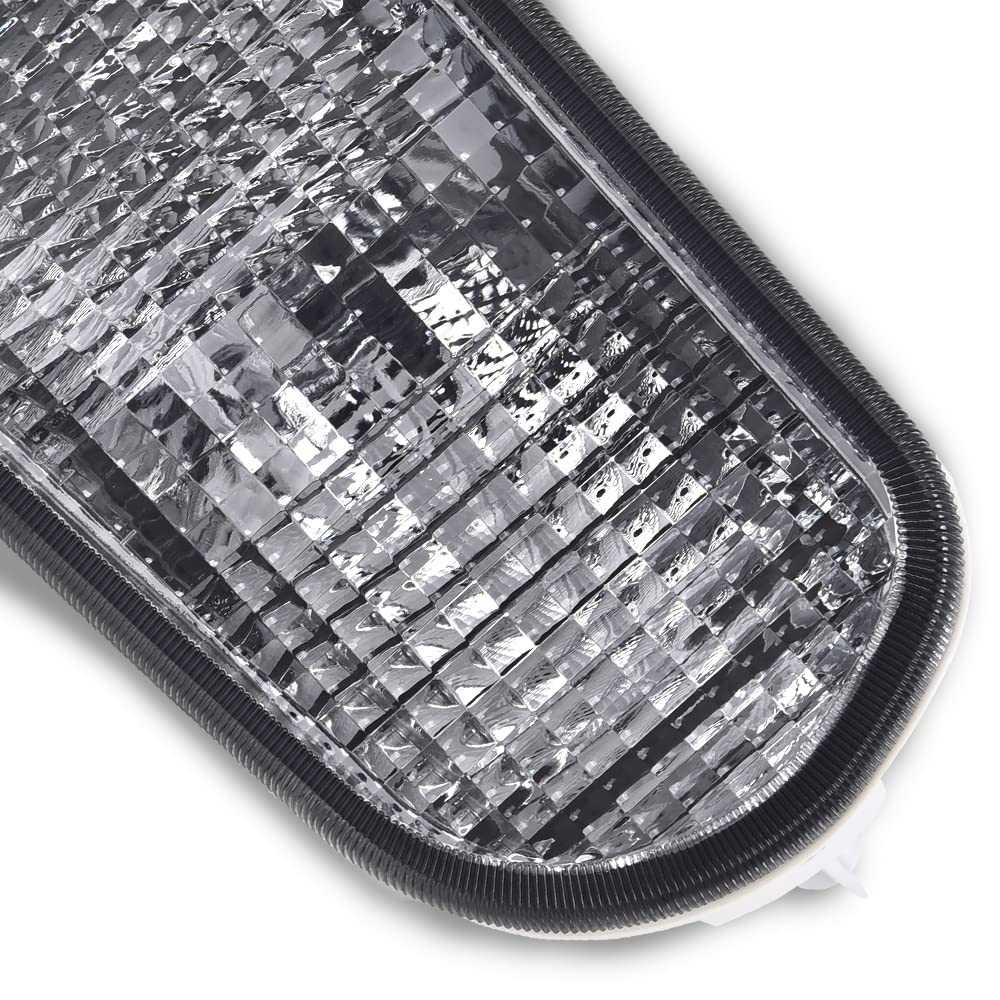 G-PLUS Side Marker Corner Parking Lights Turn Signals Compatible with 1998-2002 Pontiac Firebird Trans Am 10301404 10301405 GM2520177 GM2521177 (Smoky)