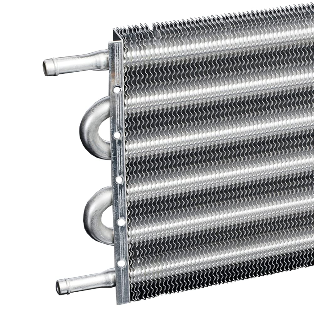 G-PLUS 6 Row AN6 Aluminum Engine Transmission Racing Oil Cooler with Mounting Kit Silver, Compatible with Universal Car Truck Trans Full