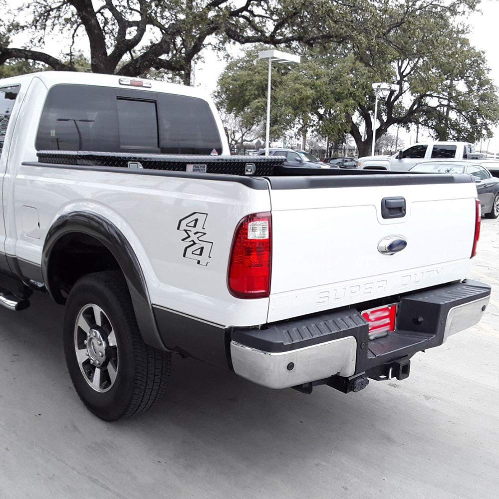 G-PLUS Tailgate Protector Spoiler Top Cap Molding Cover Compatible with Ford 2008-2016 F250 F350 F450 Super Duty Models only