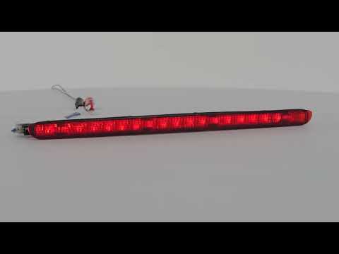 G-PLUS LED Third Brake Light for Benz C-Class W203 Sedan 2001-2007 Red Lens Clear Housing Front View
