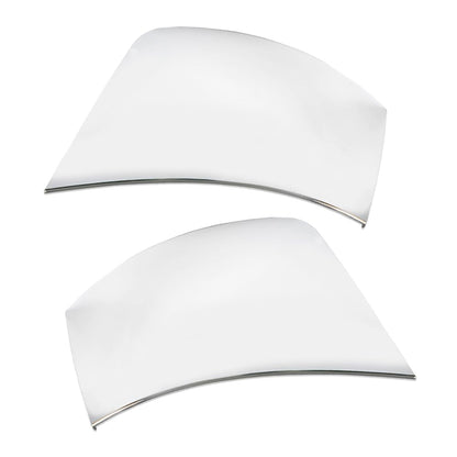 G-PLUS Headlight Molding Trim Side Bumper Chrome Trim Compatible With Volvo VNL 300 430 630 670 730 780 2004-2015 Driver & Passenger Side Bumper Extension Corners Chrome Trim 1 Pair 82721512 82721510