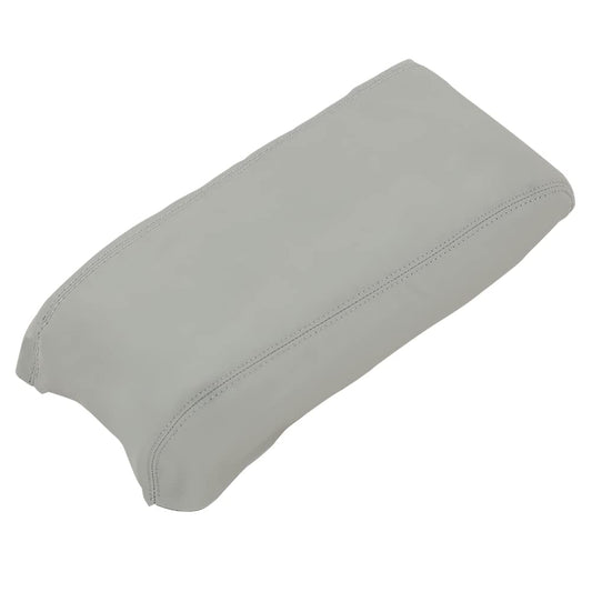 G-PLUS Center Console Lid Armrest Cover, Compatible with Sonata 2015 2016 2017 2018 2019 Leather, Gray
