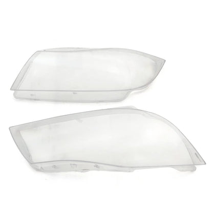 2Pack Headlight Headlamp Plastic Clear Lens Cover Replacement For BMW 3 Series E90 E91 2005-2008