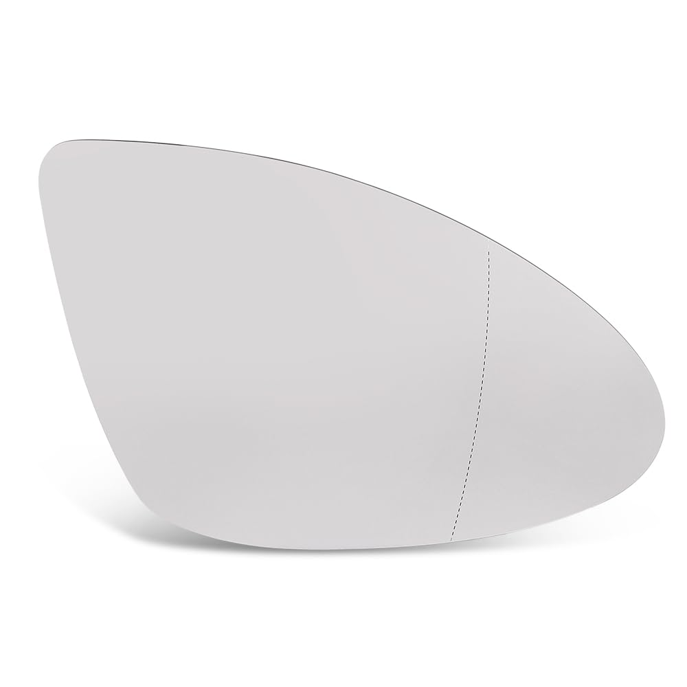 G-PLUS Right Rear View Mirror Glass, Compatible with Porsche Cayenne 2011-2017 with Heat, Passenger Side, 958-731-522-20, 95873152221, 95873152220
