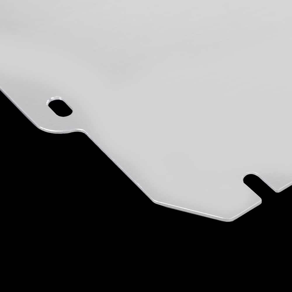 G-PLUS A/C And Heater Delete Panel Plate Compatible with GTO 1968 1969 1970 1971 1972 with air conditioning Aluminum