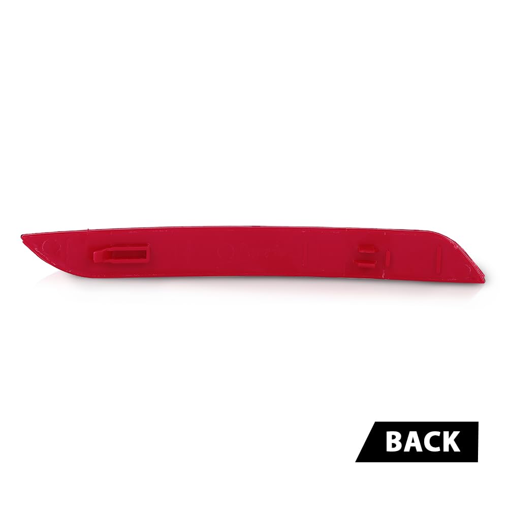 G-PLUS Rear Right Bumper Reflector, Compatible with BMW 320i 328i 328d 335i 428i 430i Base 2012-2017, Passenger Side, 63147382234, BM1185100