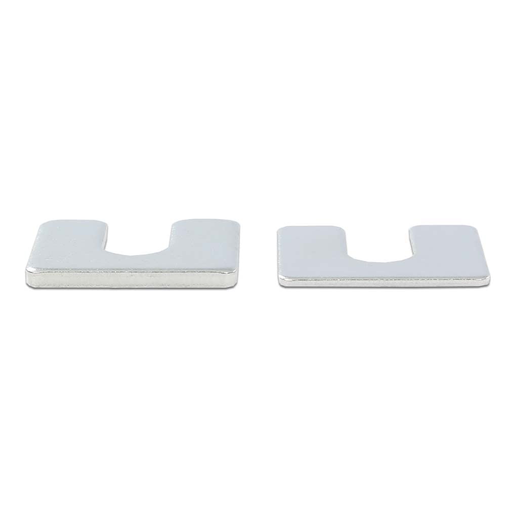 G-PLUS Fender Alignment Shims- 1/16" & 1/8" Thick- 3/8" Slot- 24 shims- #397T Compatible with GM Body