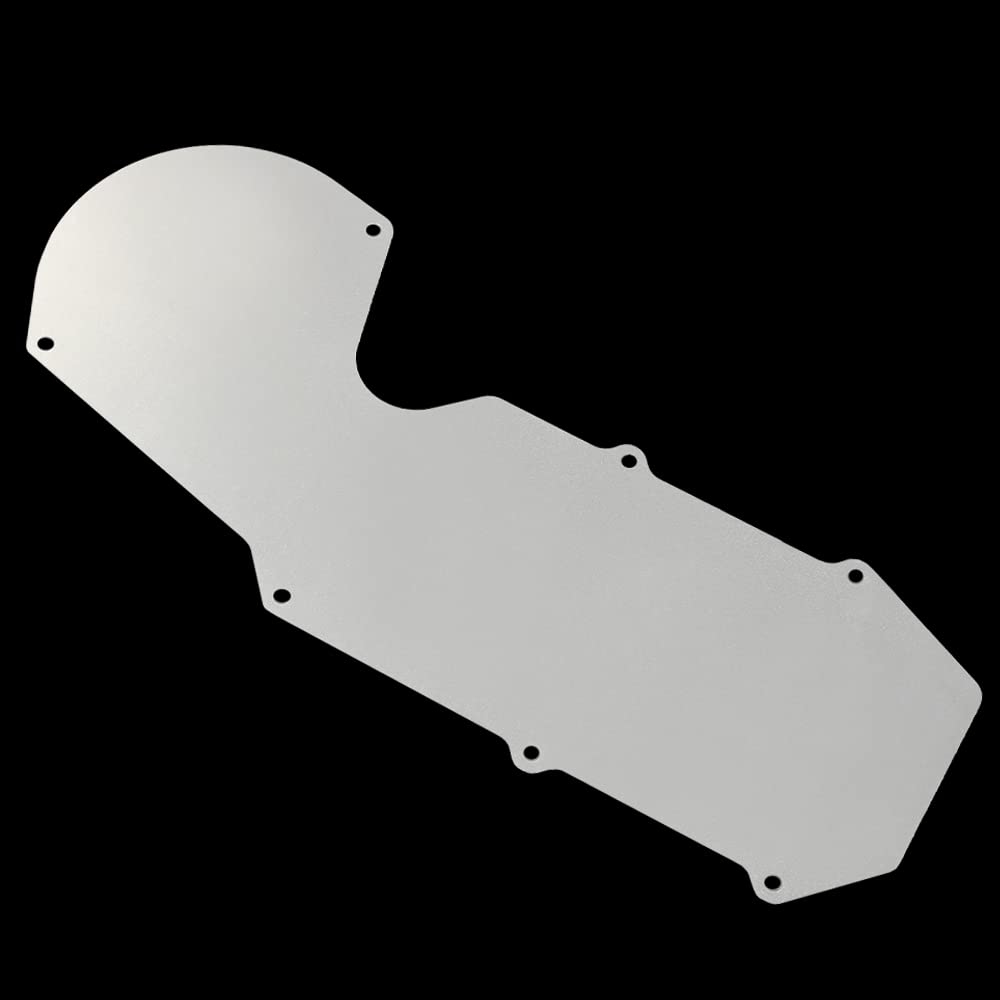G-PLUS 1PC A/C Heater Delete Panel Plate Compatible with Heater Only (No A/C) 64 Chevelle Silver