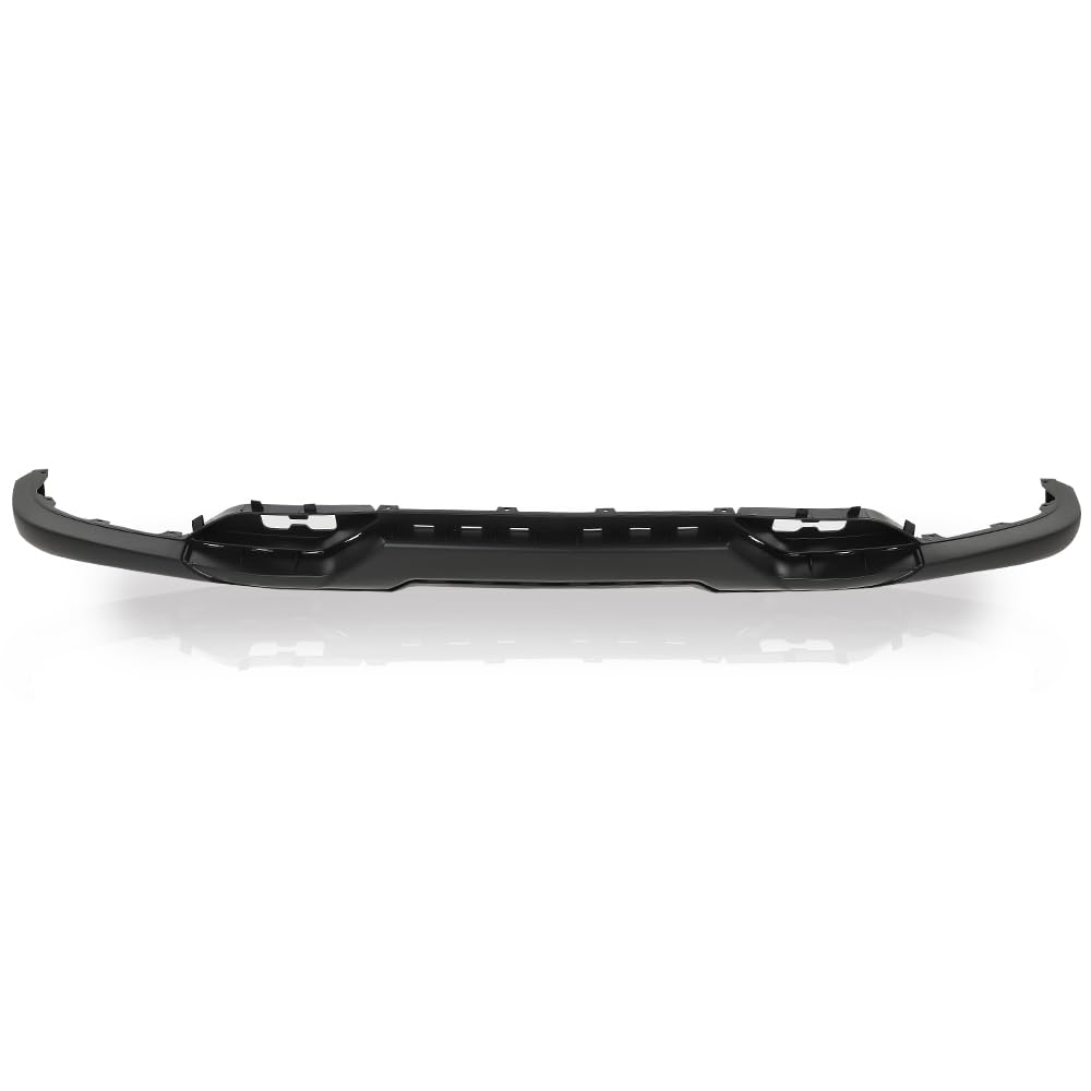 G-PLUS Front Bumper Valance Black Compatible with 2016-2018 Chevy Silverado 1500/2019 Silverado 1500 LD Textured w/Tow Hook Holes 84029800, GM1015135C