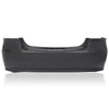 G-PLUS Rear Bumper Cover Compatible with Chevy Aveo Sedan LS LT 4Door 2007 2008 2009 2010 2011 Primed Black Bumper Cover 95978858 GM1100791