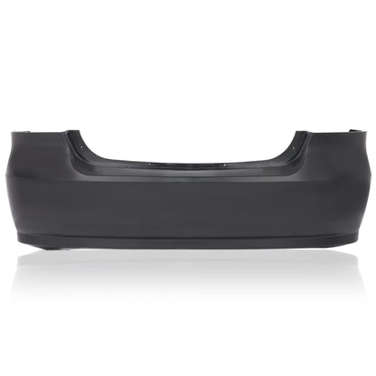 G-PLUS Rear Bumper Cover Compatible with Chevy Aveo Sedan LS LT 4Door 2007 2008 2009 2010 2011 Primed Black Bumper Cover 95978858 GM1100791