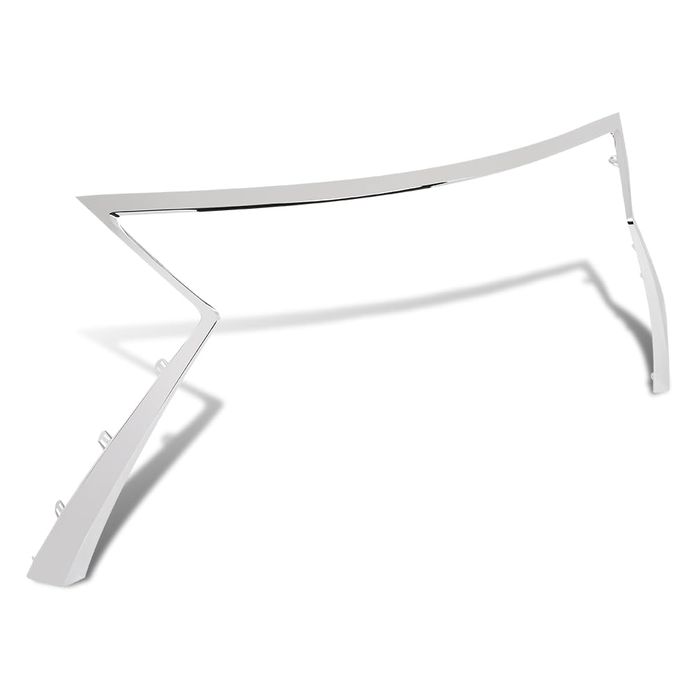 G-PLUS Front Bumper Grille Molding Insert Chrome Compatible with LX RX350 RX450h 2016-2019 LX1210114, 5312148130, 53121-48130, 5312148130 ABS Silver