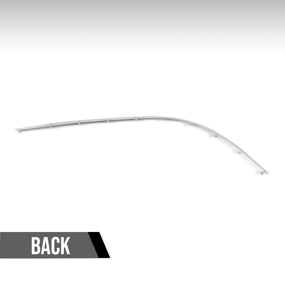 G-PLUS Rear Left Side Bumper Cover Molding Compatible with Benz E350 E550 Base Coupe 2-Door 2010-2013 Fit Models Without AMG Styling Package 2078852121, MB1158114 Silver