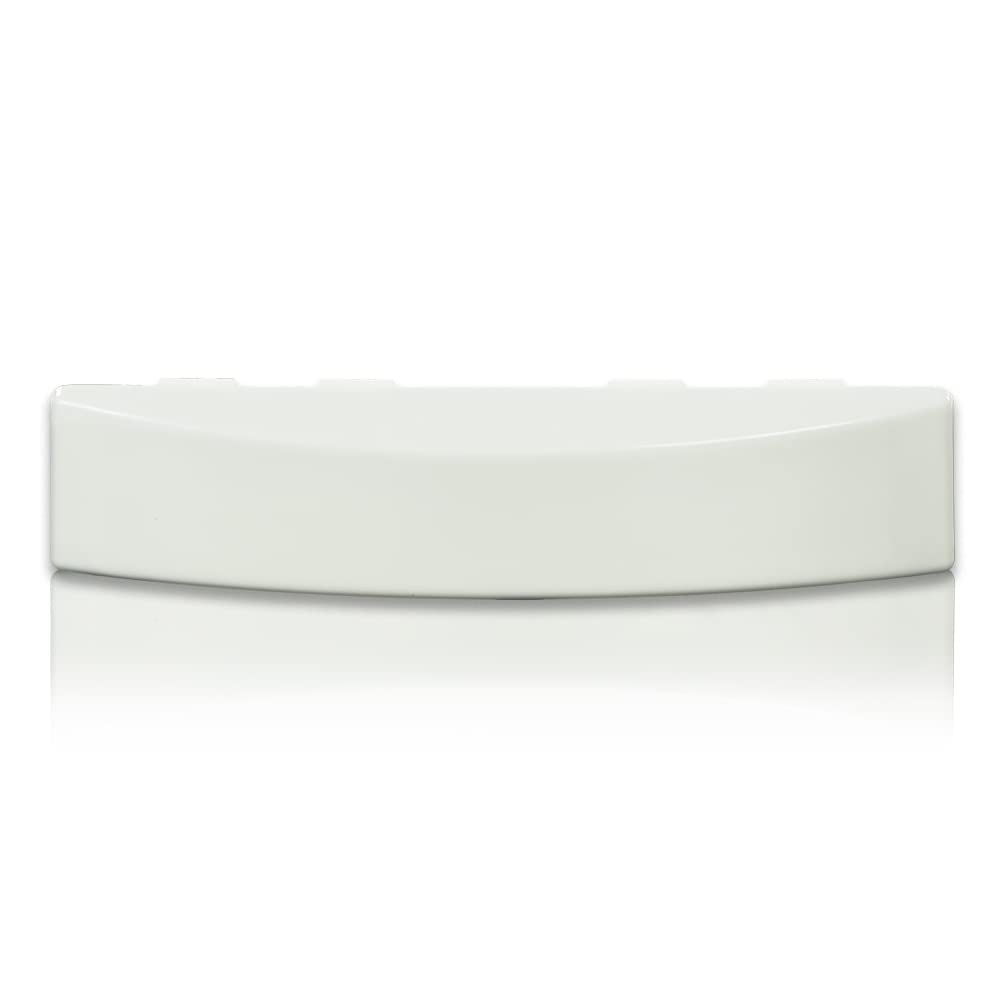 G-PLUS White Solid Door Handle Compatible with GE Dryer WE01X30378 WE1M1068 PS1177202 WE01X25878 Chrome ABS