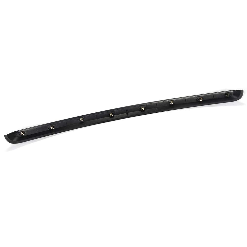 G-PLUS Truck Hood Molding Trim Without Chrome Grille Compatible with GMC Sierra 1500 2007-2013 / Sierra 2500 HD 3500 HD 2007-2010 Black Moulding GM1235110 10385157
