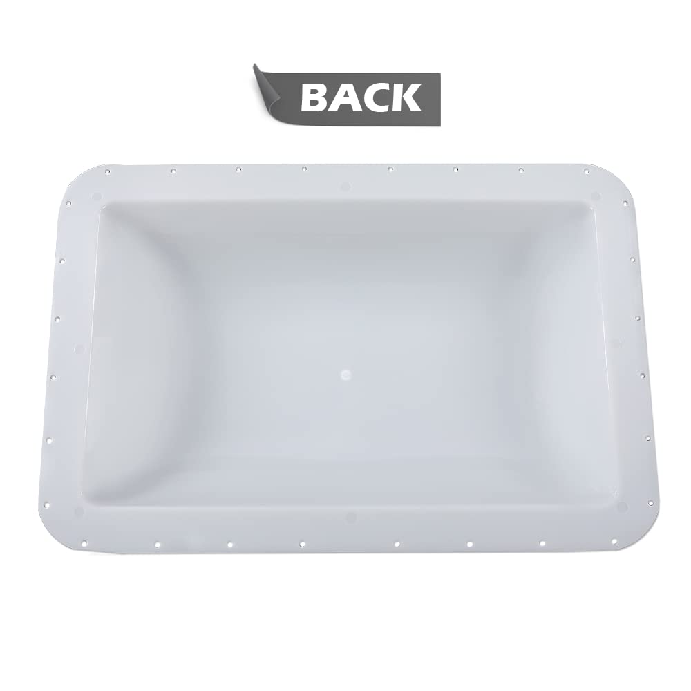 G-PLUS Skylight Cover White 14" X 22" Compatible with RV Camper Food Truck Camper Skylight Food Truck Skylight