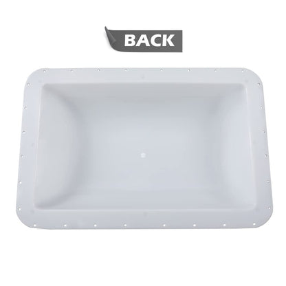 G-PLUS Skylight Cover White 14" X 22" Compatible with RV Camper Food Truck Camper Skylight Food Truck Skylight