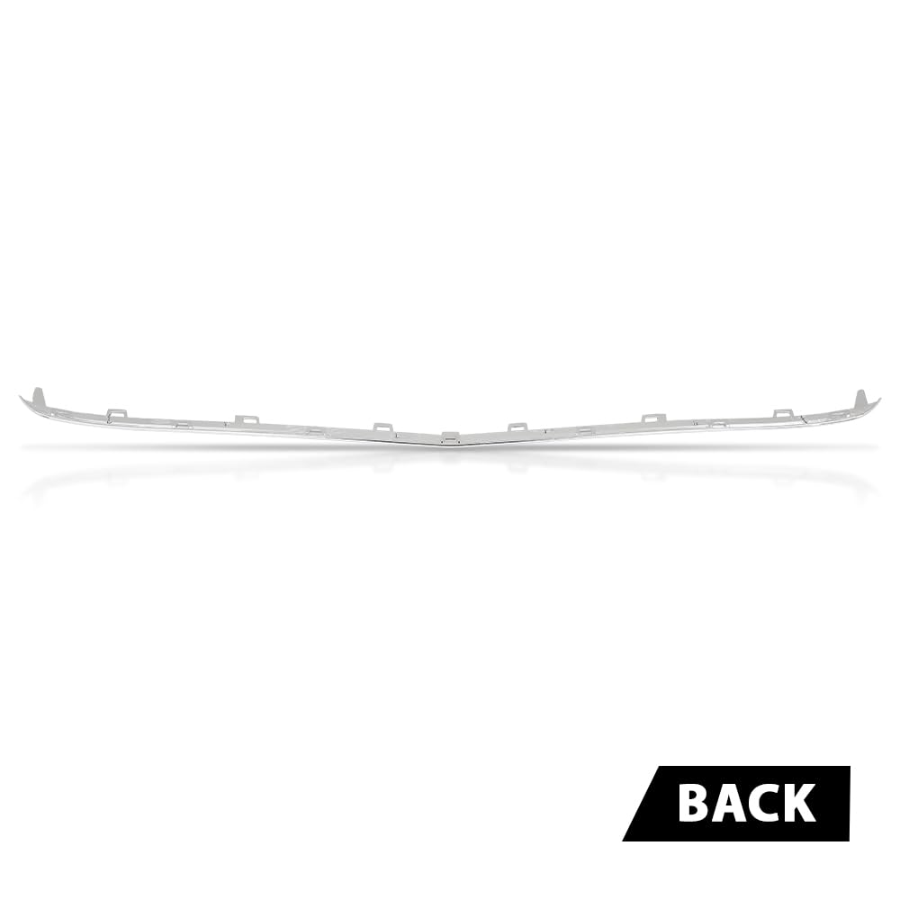 G-PLUS Front Bumper Trim Molding Chrome, Compatible with Benz C300 2015-2018, Silvery, 2058850123-PFM, 2058853123, MB1044123, 15731898