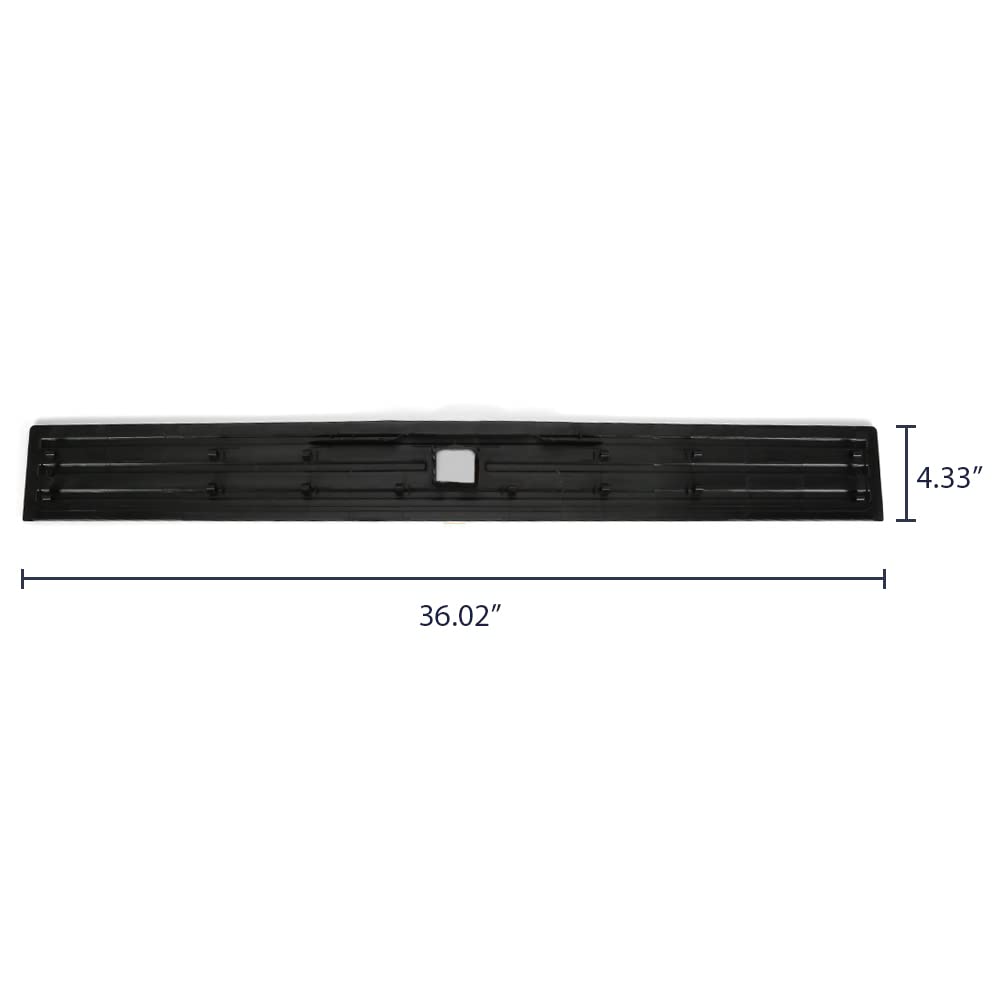 G-PLUS Tailgate Pad Cap Molding Trim Compatible with Ford F150 2015-2020 Black 36.02" Flexible Step & Release Button Replace FL3Z9940602B (Not for Super Duty)