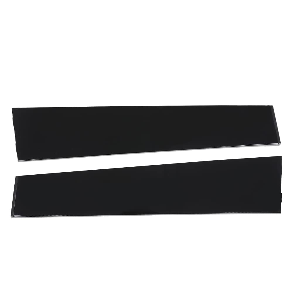 G-PLUS Left & Right Rear Door B Pillar Window Trim Applique Mopar Compatible with Jeep Grand Cherokee 2011-2019 Black 2PCS