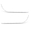 G-PLUS Rear Left and Right Bumper Trim Chrome Molding Compatible with Benz E300 4Matic Sedan 4-Door 2012-2013 Fit Benz E350 Bluetec Sedan 4-Door 2011-2013 2128852221, 2128852121 Silver