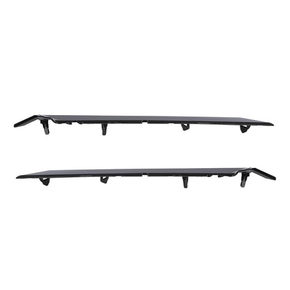 G-PLUS Front Grille Headlight Trim Molding Black Pair - Compatible with Toyota Camry Hybrid SE 2018-2021 / Camry SE Nightshade 2020 - 5271206100, 5271306100 Glossy Black
