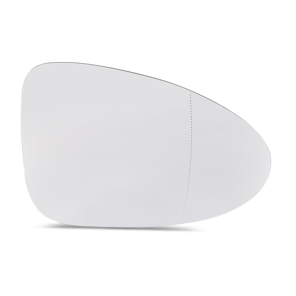 G-PLUS Mirror Glass Passenger Right Side Compatible with Porsche Macan 2015 2016 2017 2018 2019 2020 2021 95B857522J White