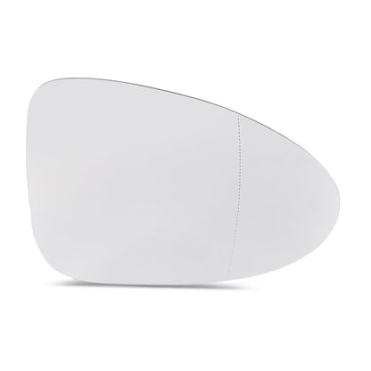 G-PLUS Mirror Glass Passenger Right Side Compatible with Porsche Macan 2015 2016 2017 2018 2019 2020 2021 95B857522J White
