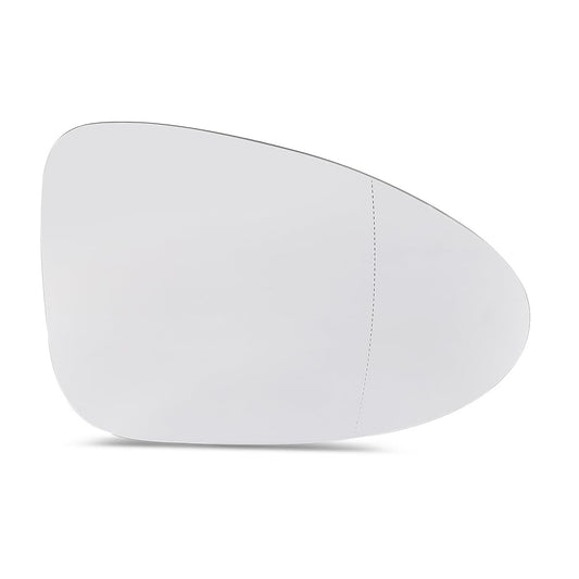 G-PLUS Mirror Glass Passenger Right Side Compatible with Porsche Macan 2015 2016 2017 2018 2019 2020 2021 95B857522J White