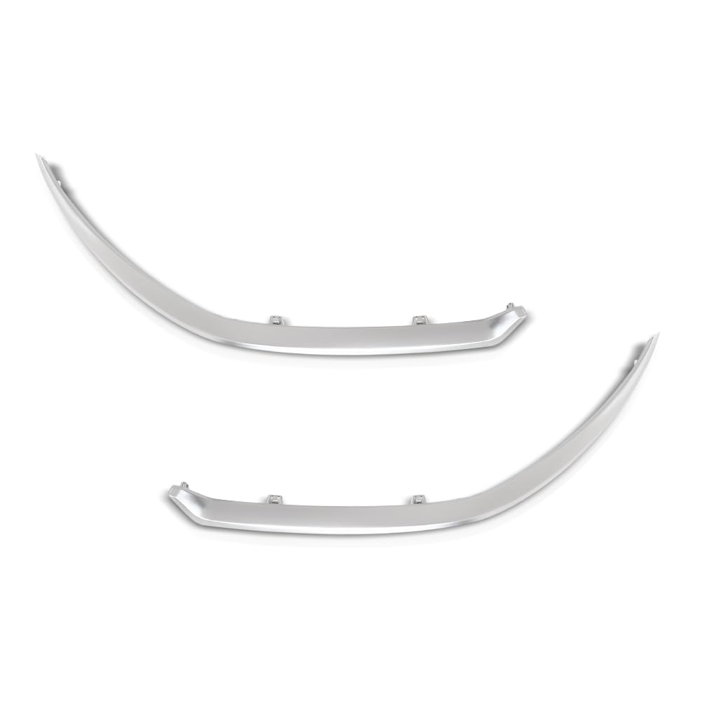 G-PLUS Pair Front Bumper Grille Molding Trim, Compatible with Kia Forte LX LXS GT L EX 2022-2024, 863A7-M7510, LH Driver & RH Passenger 2PCS, 863A8-M7510, 863A7M7510, 863A8M7510