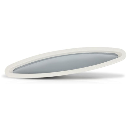 G-PLUS Porthole Window with Outer Ring Compatible with Sea Ray 225 Weekender 2004 2007 Fit Many Searay Sundancers, Weekenders, Express Cruisers and Others From The 1980'S Era on UP White