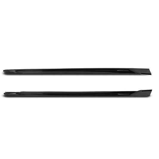 G-PLUS Side Skirts Pair Compatible with BMW G06 X6 2020 2021 2022 2023 2024 2025 M Sport Bumper Only, Also Fit F96 X6M Gloss Black