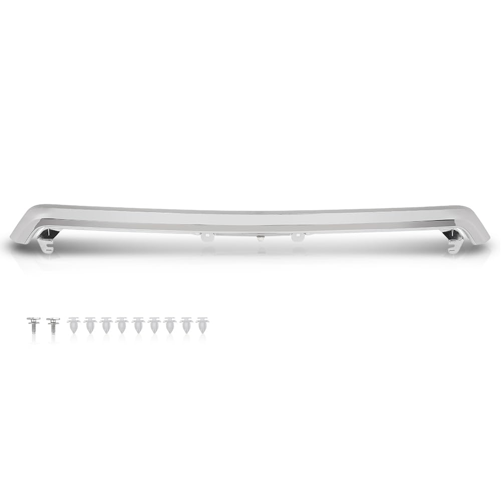 G-PLUS Hood Molding Trim Moulding Chrome Compatible with Subaru Forester 2014 2015 2016 14 15 16 91121SG011, SU1235100