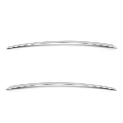 G-PLUS Rear Door Frame Molding Trim Pair Compatible with Kia Optima 2011-2015 838502T000, 838602T000 Silver