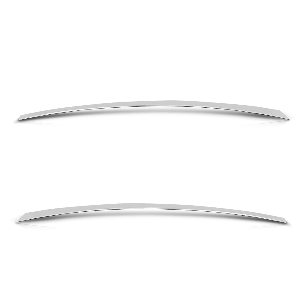 G-PLUS Rear Door Frame Molding Trim Pair Compatible with Kia Optima 2011 2012 2013 2014 2015 838502T000 838602T000, Silver