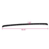 G-PLUS Hood Molding Trim w/Grille, Compatible with GMC Sierra 1500 2007-2013/ Fit GMC Sierra 2500 HD 3500 HD 2007-2010 Textured Black Plastic For GM1235110/10385157