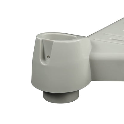 G-PLUS Platform Compatible with Above Ground BiltMor Swimming Pool Step Grey