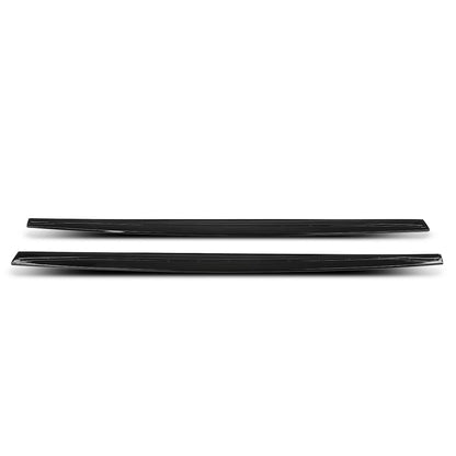 G-PLUS Extension Side Skirt Compatible with BMW F32 F33 F36 4 Series 2014 2015 2016 2017 2018 2019 2020 Gloss Black