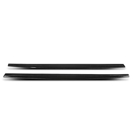 G-PLUS Extension Side Skirt Compatible with BMW F32 F33 F36 4 Series 2014 2015 2016 2017 2018 2019 2020 Gloss Black