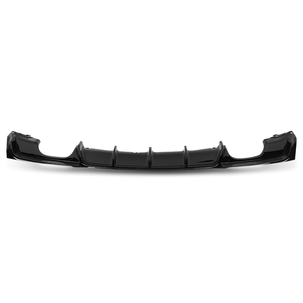 G-PLUS Rear Diffuser Fit BMW 3 Series F30 Sedan F31 Touring M-Tech Performance M Sport Bumper Model 2012-2018 M Performance Style (Single Sided Dual Output) Rear Bumper Diffuser Gloss Black