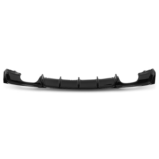 G-PLUS Rear Diffuser Fit BMW 3 Series F30 Sedan F31 Touring M-Tech Performance M Sport Bumper Model 2012-2018 M Performance Style (Single Sided Dual Output) Rear Bumper Diffuser Gloss Black