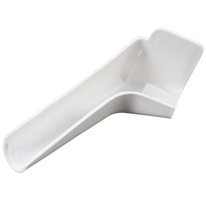 G-PLUS RV Rain Gutter Spout Long Version Left and Right Side White 3 1/2" Long 4 PCS